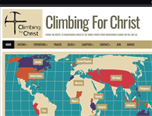 Tablet Screenshot of climbingforchrist.org